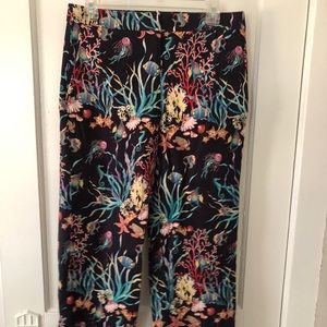 J.Crew Collection Printed Pants Sz. 4